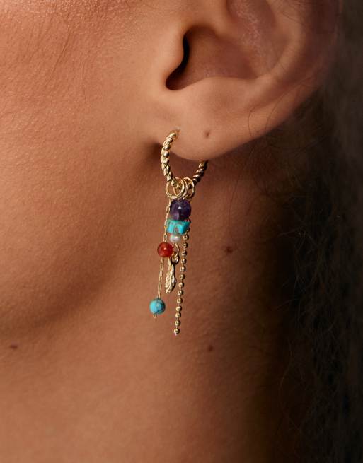 Pilgrim - Thalen - Boucles d'oreilles en plaqué or, 3 de 4