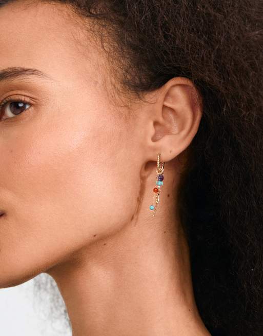 Pilgrim Thalen earrings in gold plated, 4 of 4