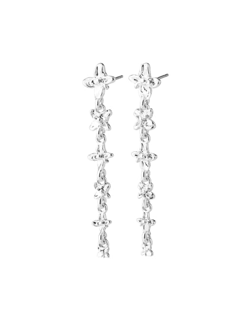 Pilgrim Trace earrings in silver plated, 2 of 4