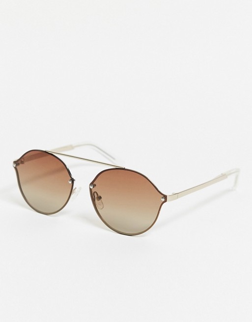 Pilgrim zadie oval sunglasses