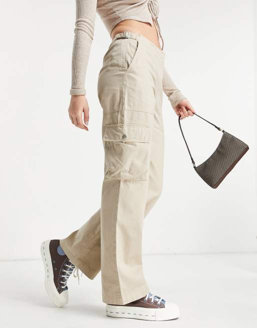 Pimkie – Beige cargobyxor