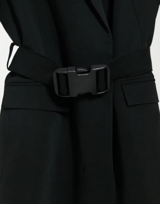 Pimkie Blazer ceinture Noir ASOS