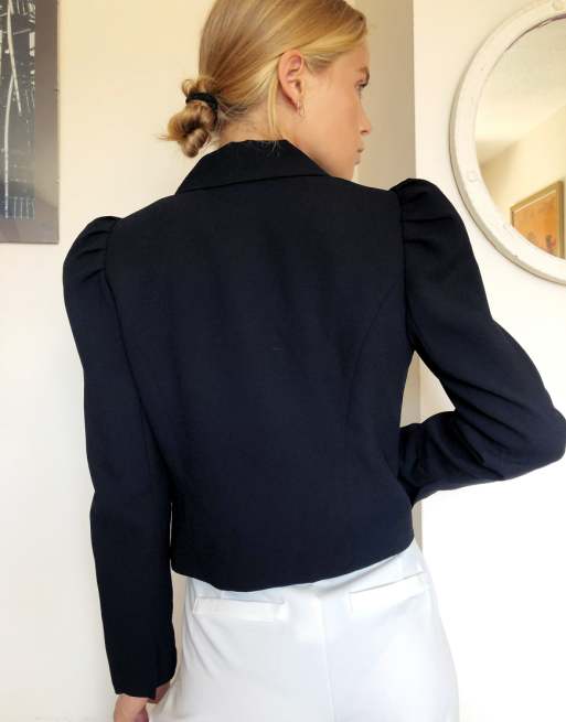 Pimkie Blazer court manches bouffantes Noir | ASOS Blazer manches 34 noir 323337899E02 | Pimkie