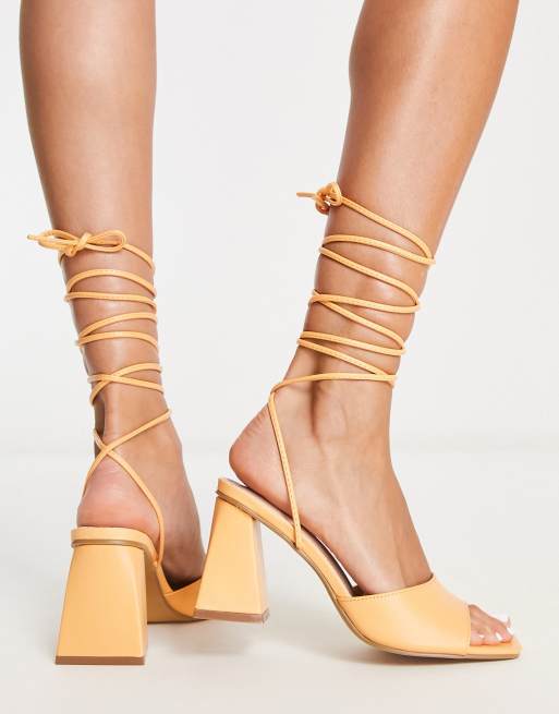 Pimkie heeled shop sandals in nude