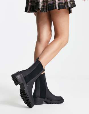 Pimkie chelsea boot in black  - ASOS Price Checker