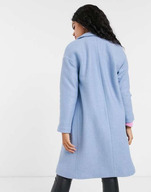 Pimkie tailored coat 2025 in pale blue