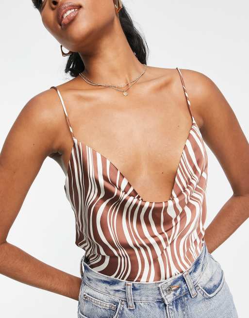 Pimkie cami top in brown