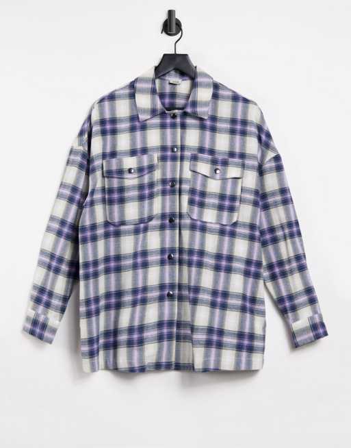 Pimkie - Camicia a quadri viola