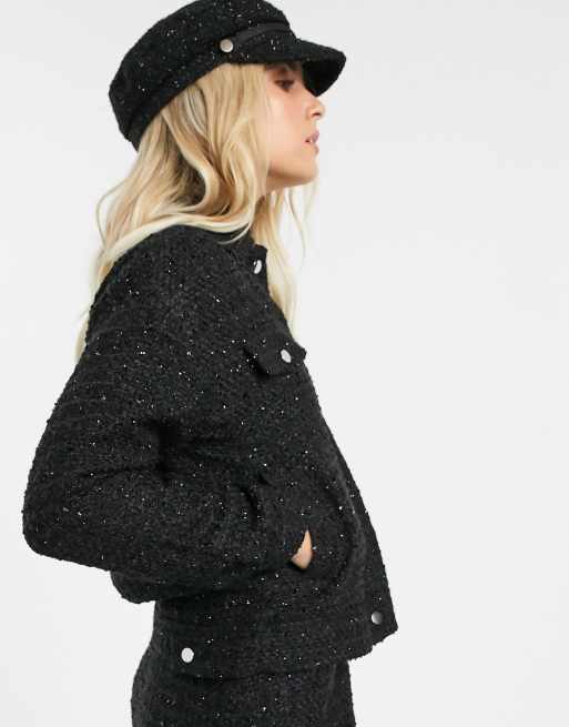 Pimkie - Glitter bouclé rok en jasje, combi-set, 2 van 4