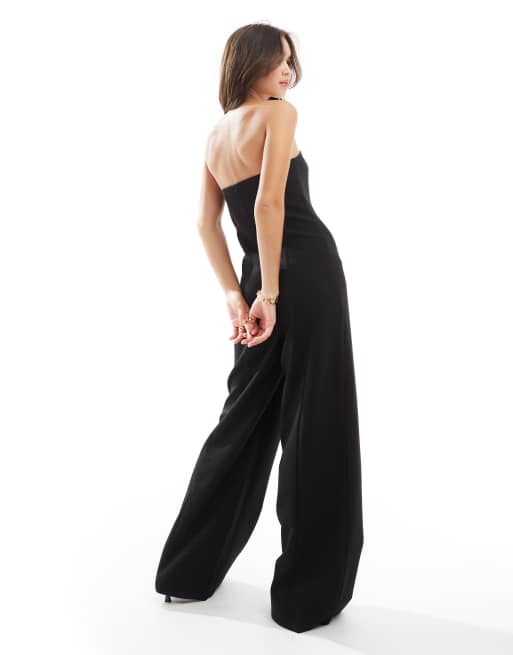 Pimkie - Combinaison bandeau coupe ample et ajustée - Noir, 2 de 4