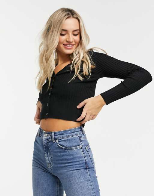 Cropped hot sale tight cardigan