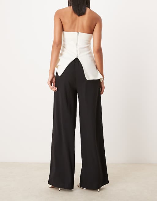 Roland Faux Leather Straight Leg Pants Roland Faux Leather Straight Leg Pants