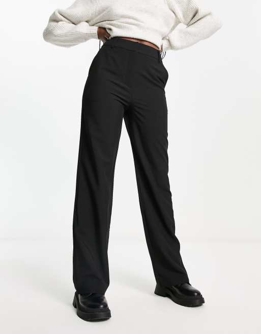 Pimkie – Elegante Hose mit geradem Bein in Schwarz 