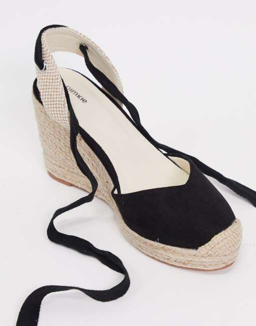 Pimkie Espadrilles compens es Noir ASOS