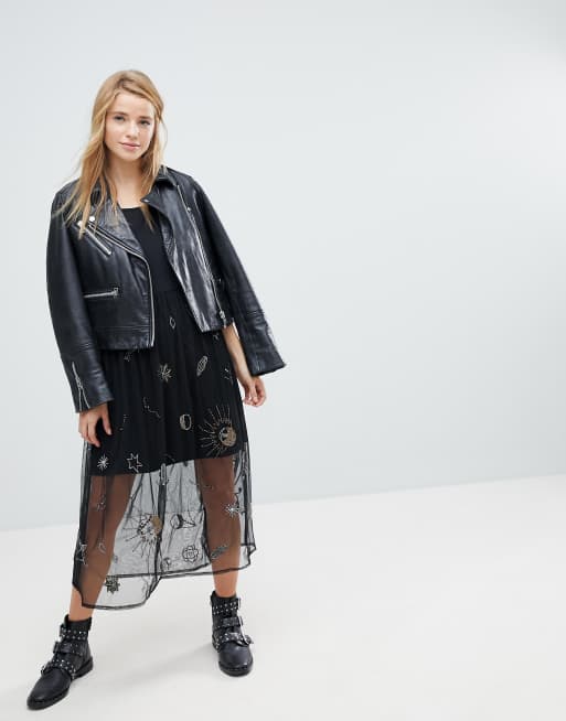 Asos galaxy dress sales