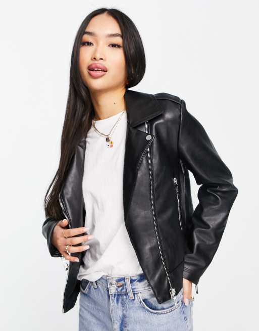 Giacca Biker Giubbotto Di Pelle Pimkie Pimkie Giacca Biker Corta