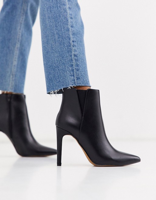 Pimkie high heeled boots in black