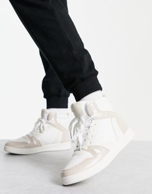 Pimkie high top trainers in white