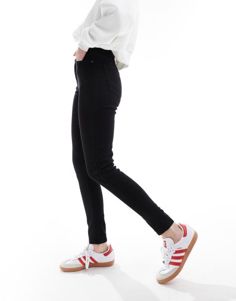 Pimkie high waist skinny jeans in black - view 1