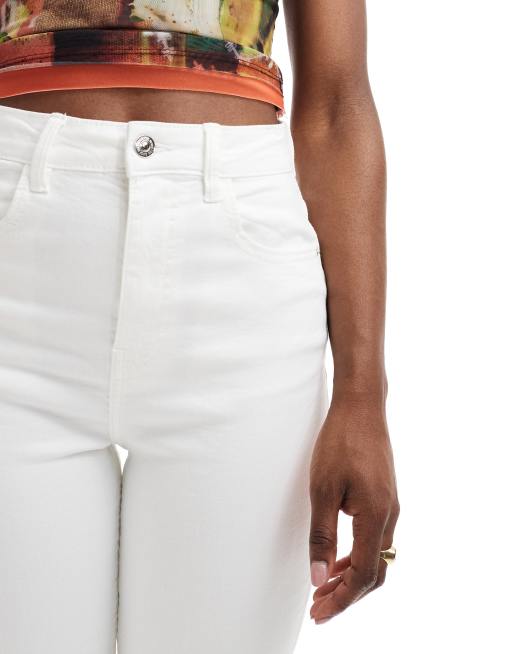 Pimkie high waisted skinny jeans in white, 2 of 5