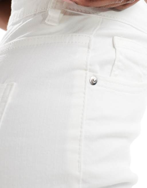 Pimkie high waisted skinny jeans in white, 5 of 5