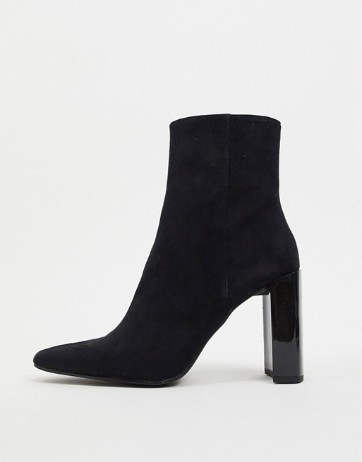 Pimkie interest heeled boots in black