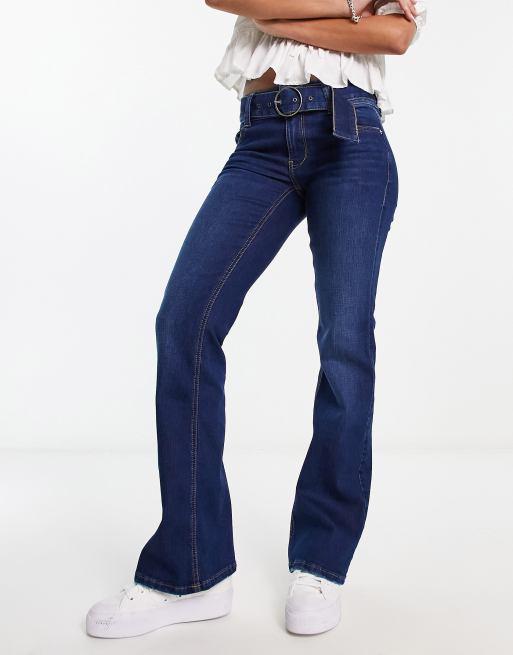 Jeans vita hot sale alta zampa