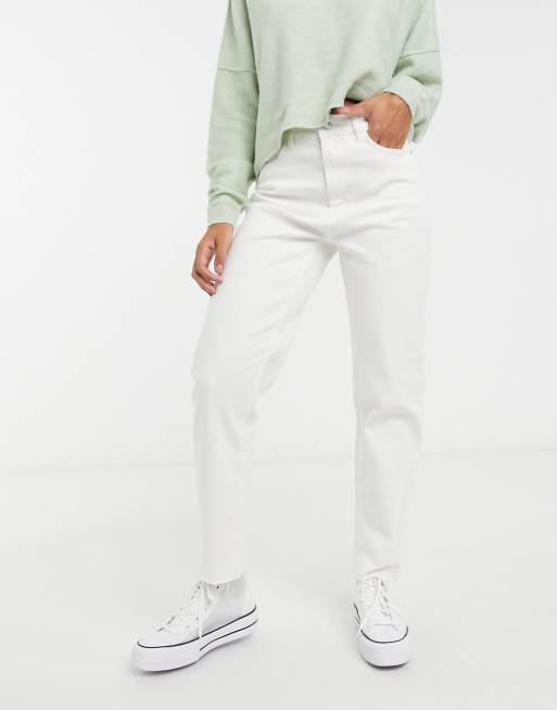 Pimkie - Jeans dritti in cotone écru