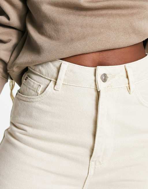 Pimkie - Jeans met rechte pijpen in crème, 3 van 5