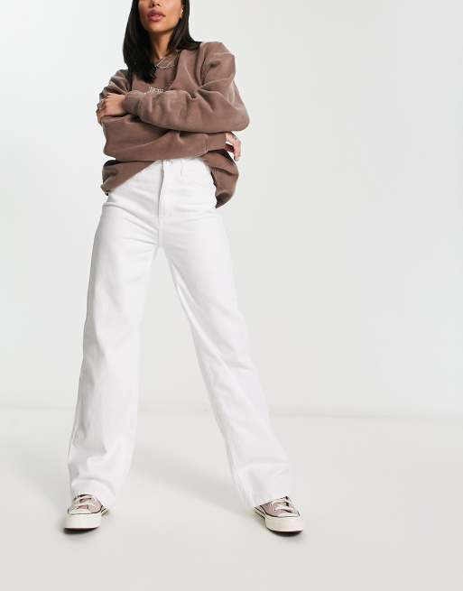 Pimkie - Jeans met rechte pijpen in wit