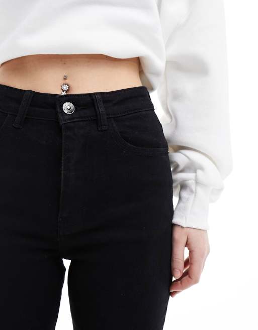 Pimkie - Jeans skinny a vita alta neri, 4 di 5