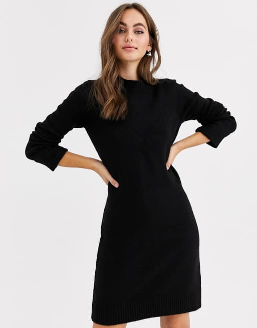 Pimkie jumper dress in black | ASOS