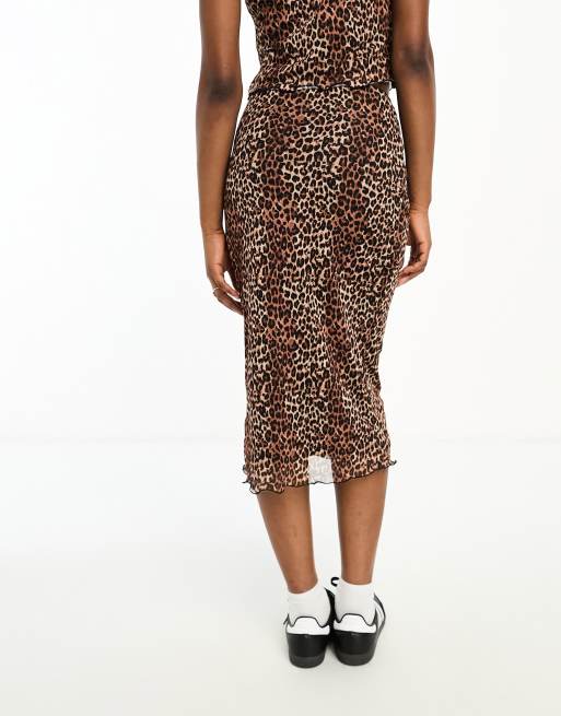 Jupe leopard cheap pimkie