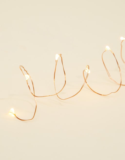 Pimkie – Led-Lichterkette mit Kupferdesign