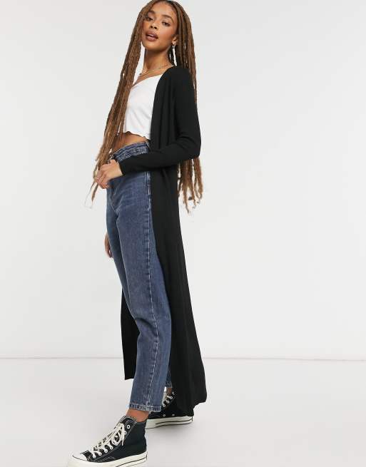 Asos long shop black cardigan