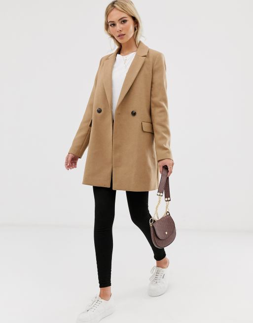 Manteau camel femme online pas cher