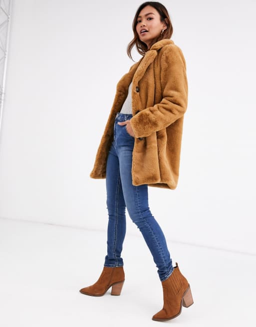 manteau long pimkie camel