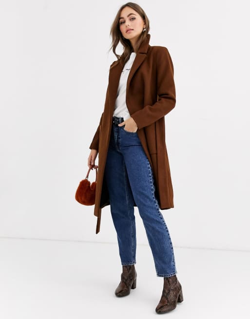 Pimkie manteau marron hot sale