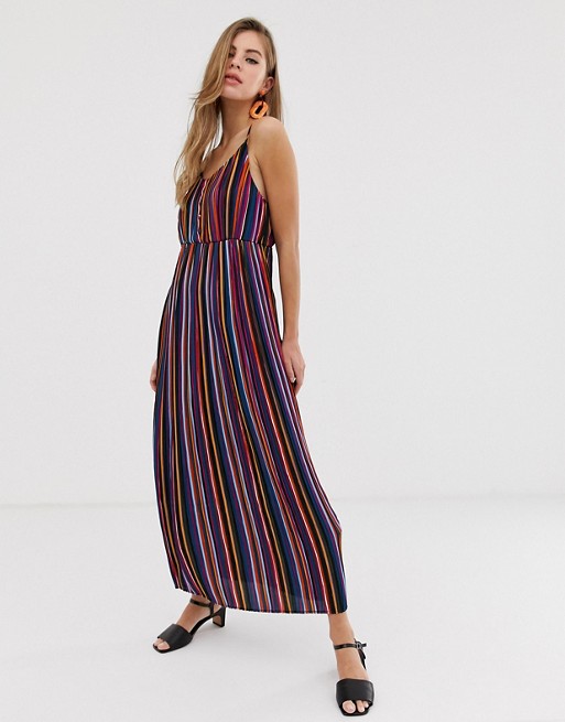 Pimkie maxi dress in stripe print