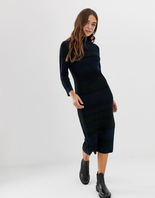 Pimkie maxi knit dress in black | ASOS