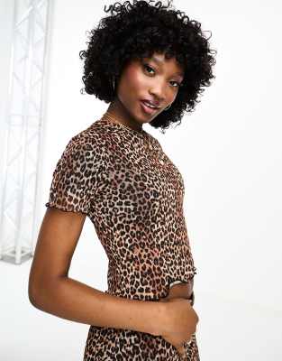 Pimkie leopard print sweatshirt hotsell