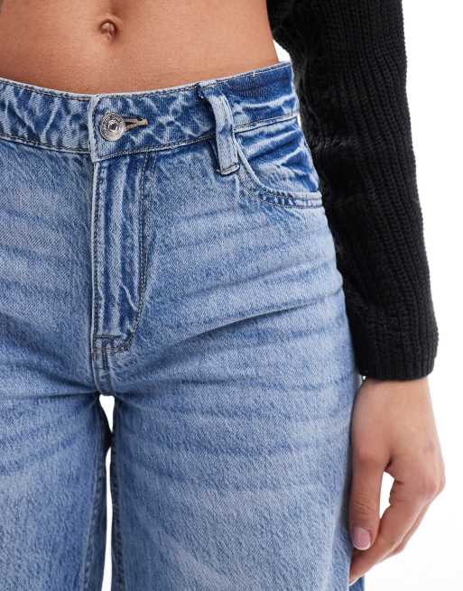 Pimkie mid rise baggy ripped jeans in light blue wash, 5 of 5