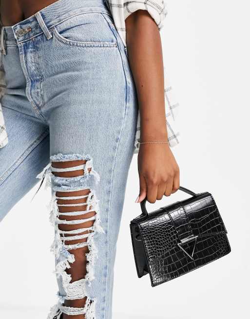 Pimkie mini cross body bag in black ASOS