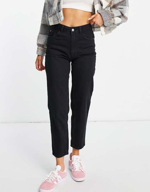 Pimkie – Mom-Jeans in Schwarz mit hohem Bund - BLACK, 2 von 4