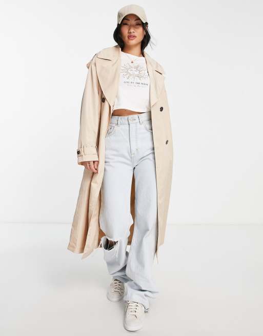 Asos beige trench outlet coat