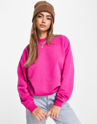 Pimkie oversized jumper in fuchsia pink | ASOS