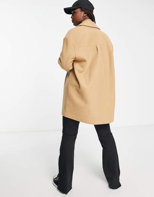 Manteau discount camel oversize