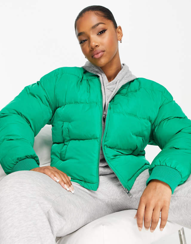 Pimkie - padded jacket in bright green