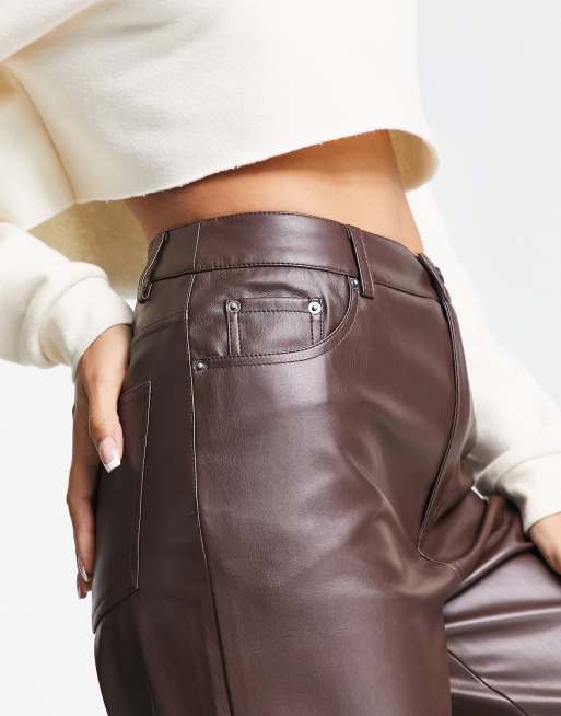 Pantalon en best sale cuir pimkie