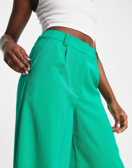Pimkie - Pantalon large à taille haute - Vert, 3 de 4
